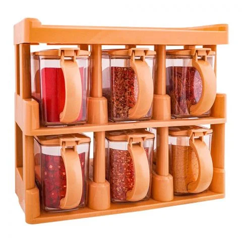 Appollo Master Chef Spice Rack 6's, Beige