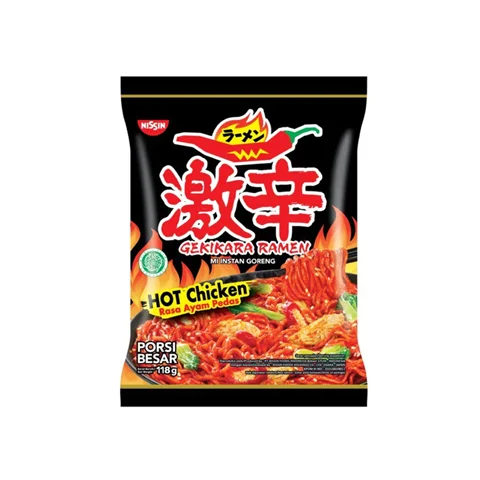 Nissin Noodles Hot Chicken,