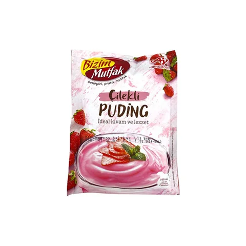 Bizim Mutfak Strawberry Custard, 115g