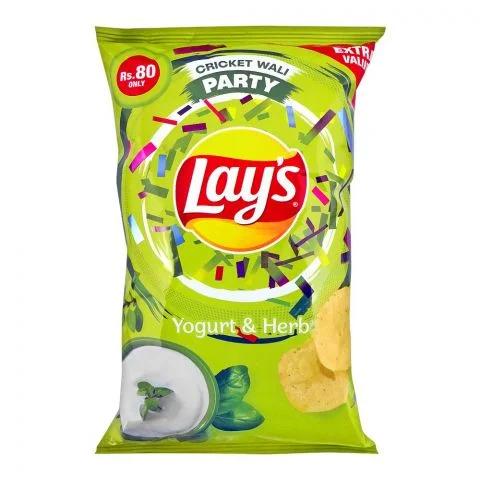 Lays Yogurt & Herb Chips, 80g