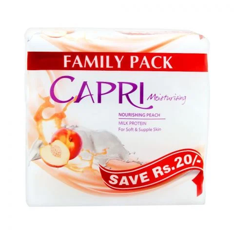 Capri Moisturising Nourishing Peach F/P, 130g