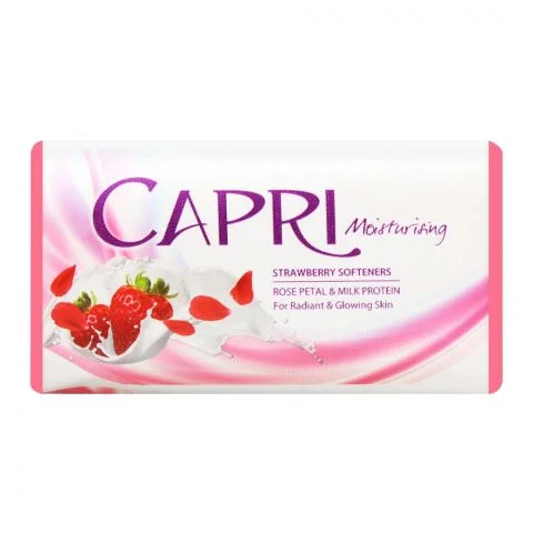 Capri Moisturising Strawberry S/Soap, 140g