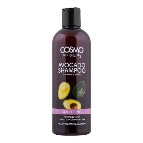 Cosmo Hair Natural Avocado Shampoo, 480ml